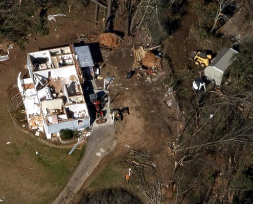 Tornado in Fultondale, Alabama