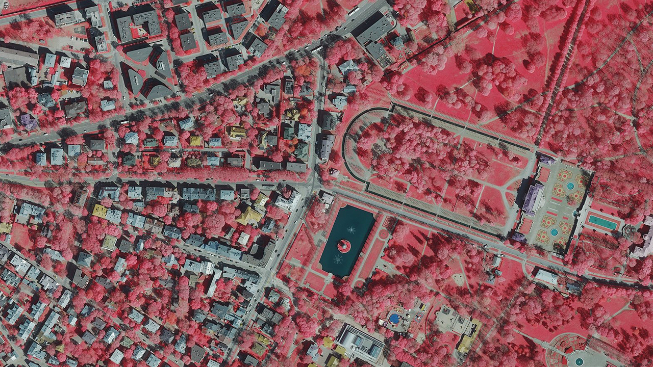 Multispectral image of a suburban area in Tallinn, Estonia