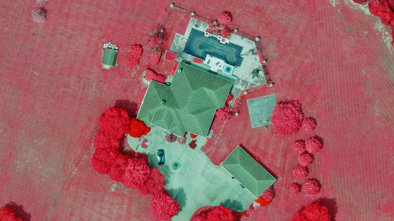 Multispectral aerial image of a property in Festus, MO, published by Vexcel.