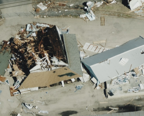 Tornado damage in Three Rivers, MI